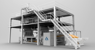 AL--3200mm SS PP Spunbond پارچه نبافته ماشین ساخت 