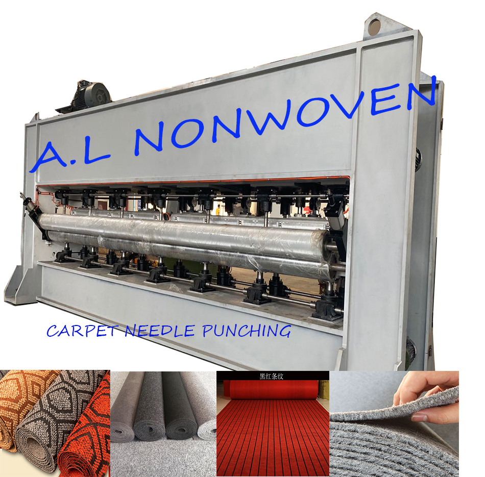 AL--2000 میلی متر Weste Felt Needle Sonching Carpet پارچه نبافته ماشین آلات ساخت